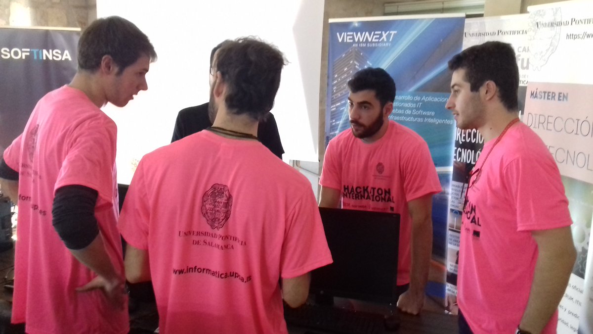 jalbertogcoria's tweet photo. En pleno brainstorming de equipos del Hackatón Internacional con @upsa @informaticaUPSA #IPV #Viseu @viewnext @Softinsa @IBM_ES en #Salamanca
#hackatonUPSA2017 #hackatonViewnext https://t.co/y2zjuObC9J