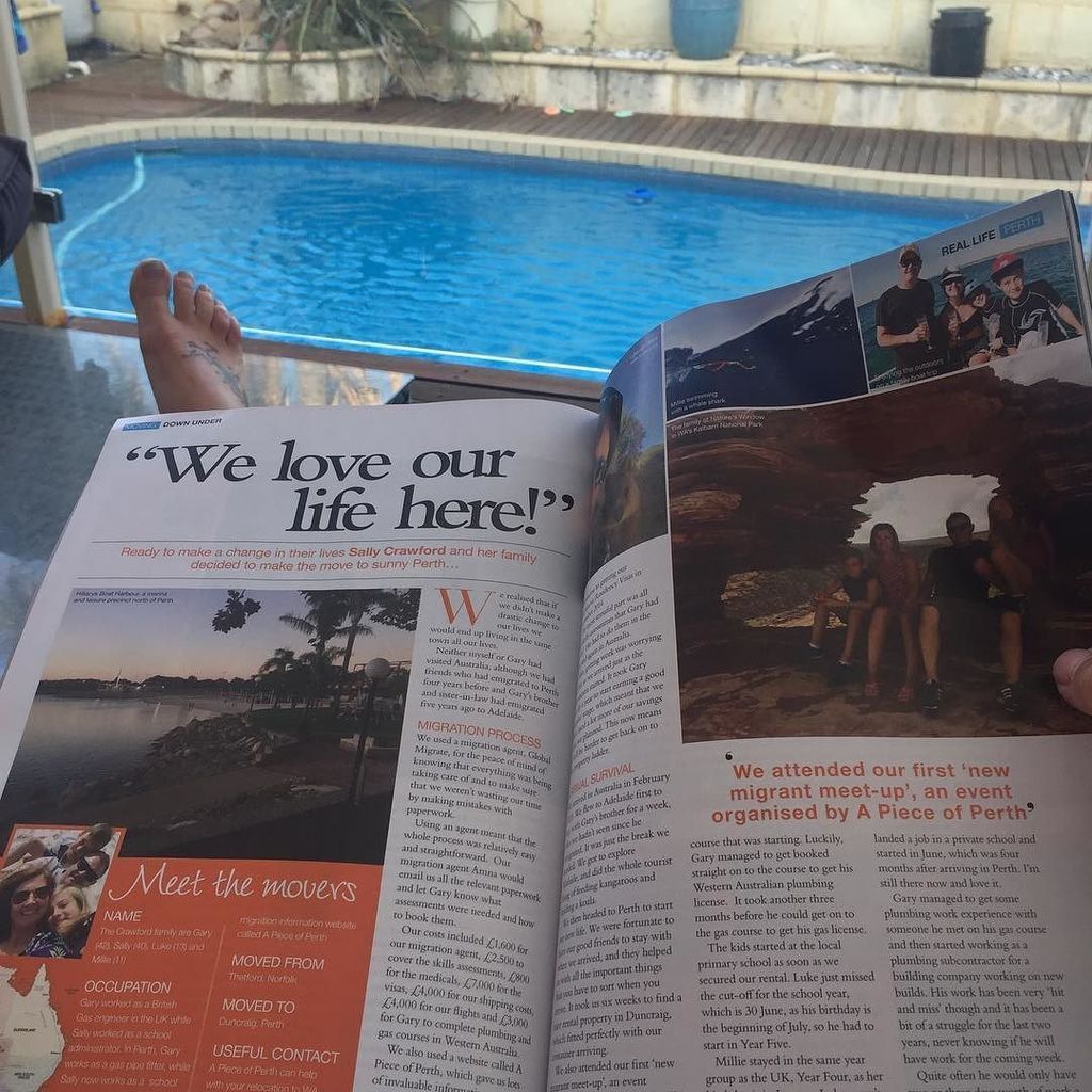 APieceofPerth's tweet photo. Just enjoying the Dec edition of Australia & New Zealand magazine!! #mystory #movingtoperth https://t.co/oOqg8sGz5q https://t.co/XJ3eXzBHNC