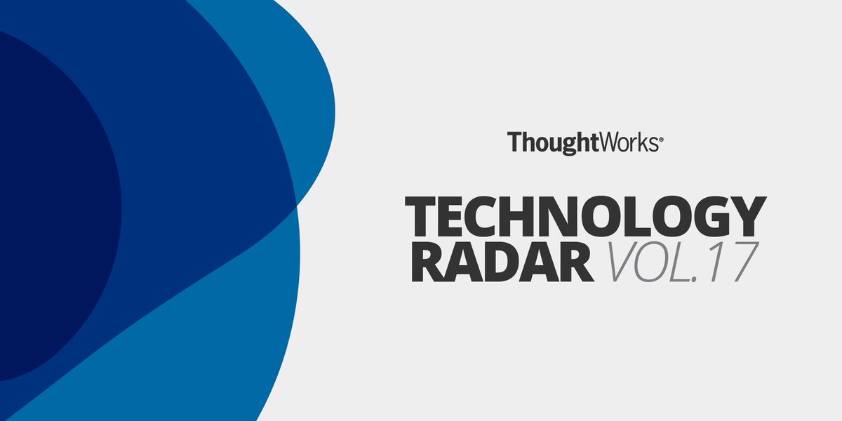 The latest #TWTechRadar is now live! Explore the current trends impacting business. 
thght.works/2AjYS4D
