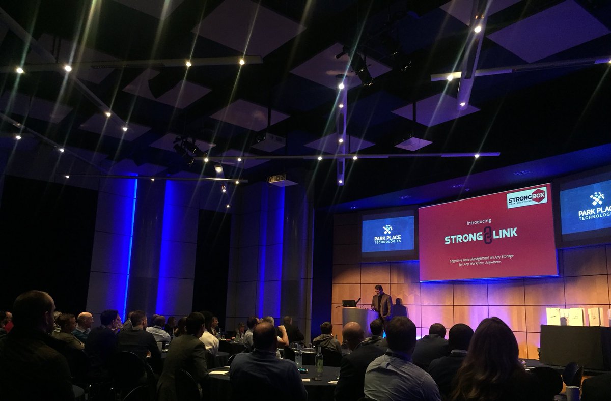 bookofstorage's tweet photo. Floyd Christofferson, Senior VP of Products @StrongBoxData takes to the stage here at the #ParkPlaceTechSummit https://t.co/OG6VO3KAMl