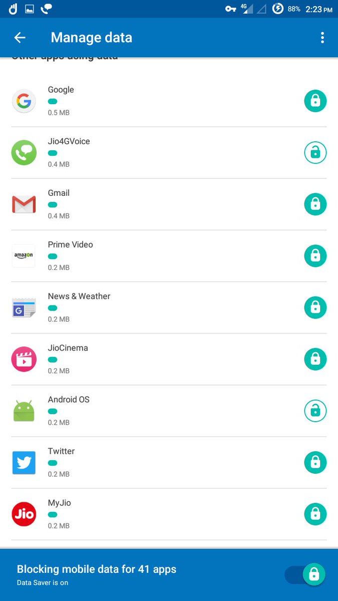 VisheshBaat's tweet photo. @reliancejio users using Jio4G services with #Jio4GVoice might face problem after installing #GoogleDatally. Solution is simple. Open Datally app & enable data access for #MyJio & Jio4GVoice app. Screenshot to enable data for Jio4GVoice access on Datally https://t.co/O3Mv8whxzD https://t.co/2YpfeFMQXL