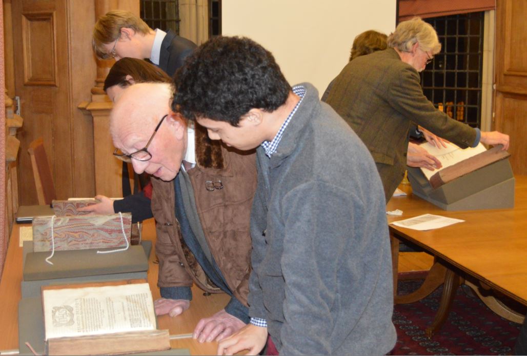 mertonlib's tweet photo. The History of the Book group last night after Dr Hook's talk. https://t.co/xLrSFWPSMT