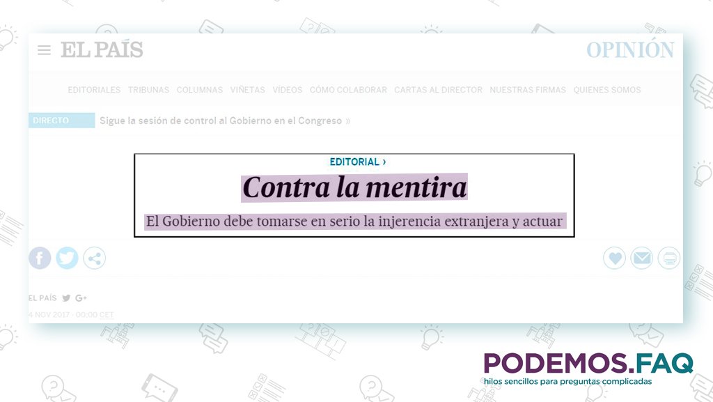 PodemosFAQ's tweet photo. Conclusión de todo esto: desde ciertos partidos, con la connivencia de algunos medios de comunicación, se intenta sembrar un halo de duda sobre las RRSS para justificar su control y su censura.
Y ojo, que no lo decimos nosotros: vean a los medios de comunicación. #YoNoSoyBOT https://t.co/raI1DPbiRX
