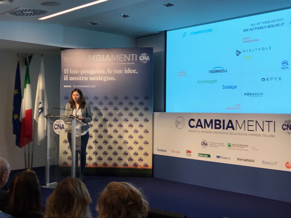 cnanazionale's tweet photo. #cambiamenti: @AriaWearables è la soletta che riscalda e raffredda il piede per prevenire e personalizzare la medicina. #internetofthings https://t.co/4qGKlve94s