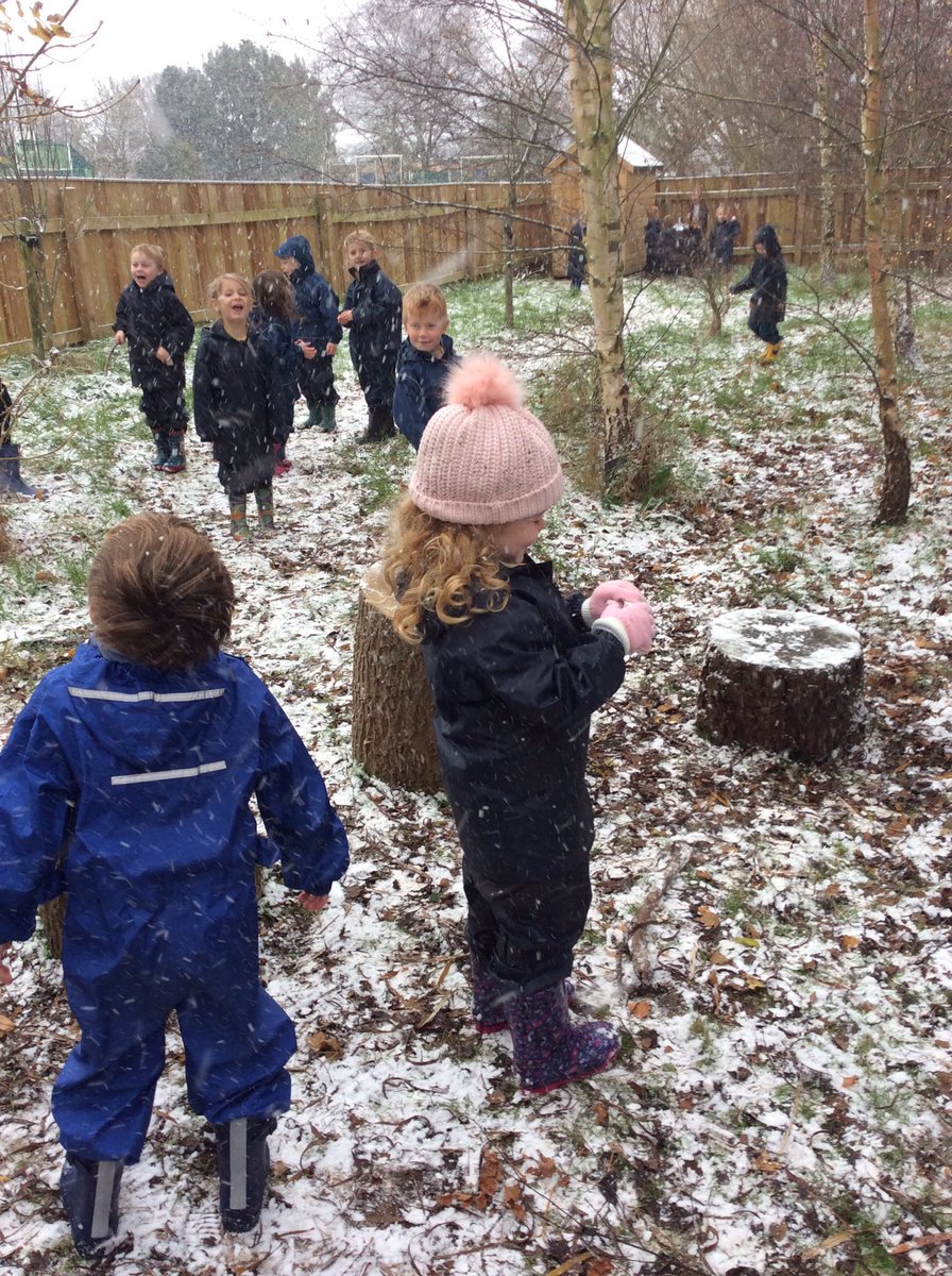 Our outdoor learning area is looking different today! #WinterWonderland #outdoorlearning #hcpscurriculum <a href="/HuttonCran/">Hutton Cranswick</a>