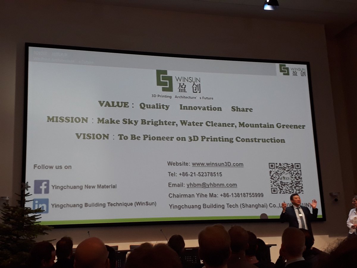 WinSun is attending @IngeniorIDA event. Presentation in Chinese  translation in Danish. Fortunaly I can understand both. Not! Pictures of alot of hyped-projects, which other experts say not to be true...