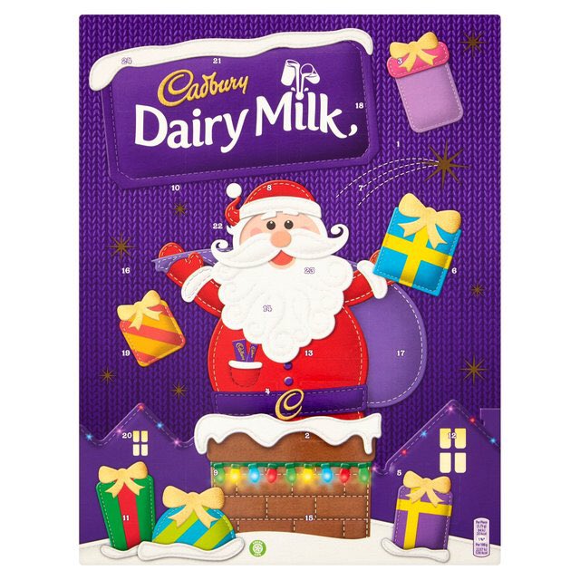 holscj87's tweet photo. My favourite time of year. Chocolate for breakfast starts tomorrow... #AdventCalendar #cadburys #countdown 🍫🎄 https://t.co/TdtAaCDxAW