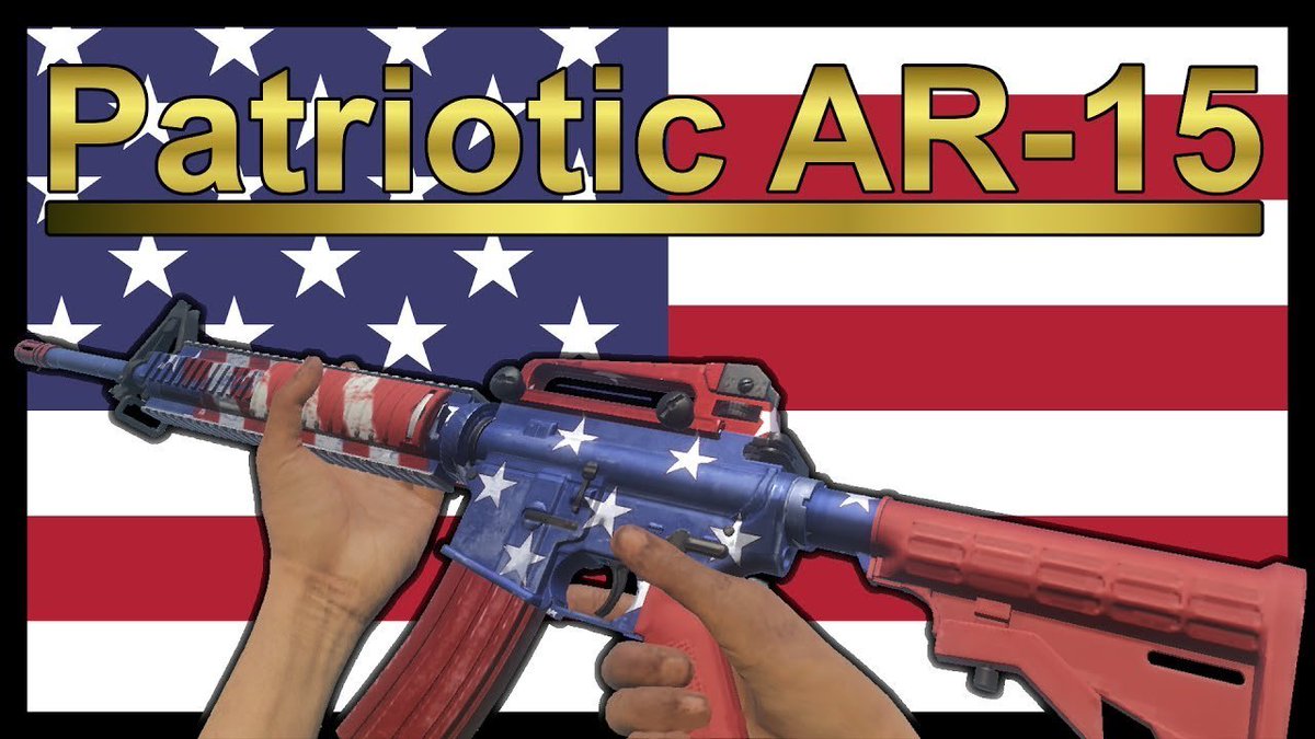 Harawlul's tweet photo. DreamHack Giveaway ! Patriotic AR-15 !

-RT+Follow to enter
-More entries: https://t.co/jYnquE74sY
-Roll 01/05 on live https://t.co/UPx3g9OcJ1