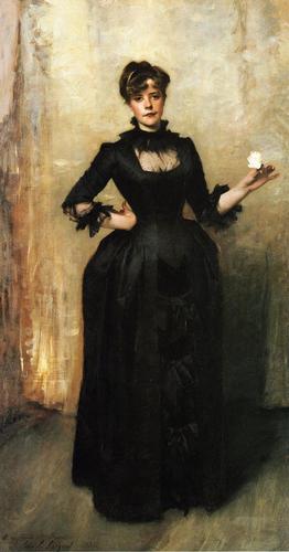 artistsargent's tweet photo. Louise Burckhardt (also known as Lady with a Rose) #fineart #realism https://t.co/zeMBGNHlhr