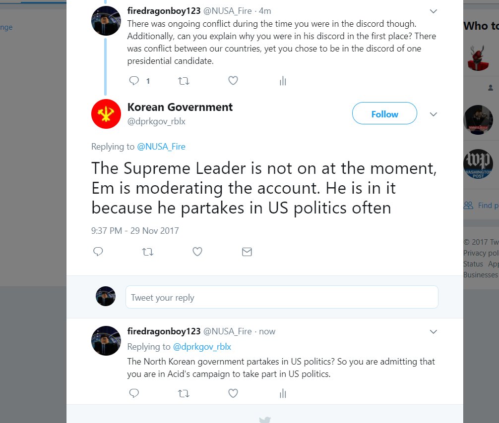 NUSA_Fire's tweet photo. Things keep adding up. Additionally, Kim is ranked as a cabinet applicant to in AcidRap's campaign. This is further confirmed by the North Korean Government themselves here: https://t.co/FEEhDJE0mV . https://t.co/ZKyKD8WImv