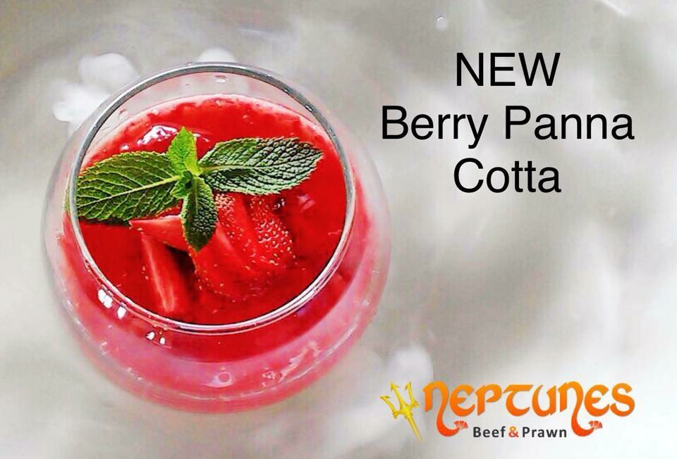 NeptunesSA's tweet photo. Have you tried our new Berry Panna Cotta?
Delicate vanilla panna cotta, topped with delicious berry coulis. 
Just one of our new range of cocktails. 
#NeptunesBeefAndPrawn #Cocktails #TantalizeNZ #cirobertson https://t.co/Ds1p5sHUla