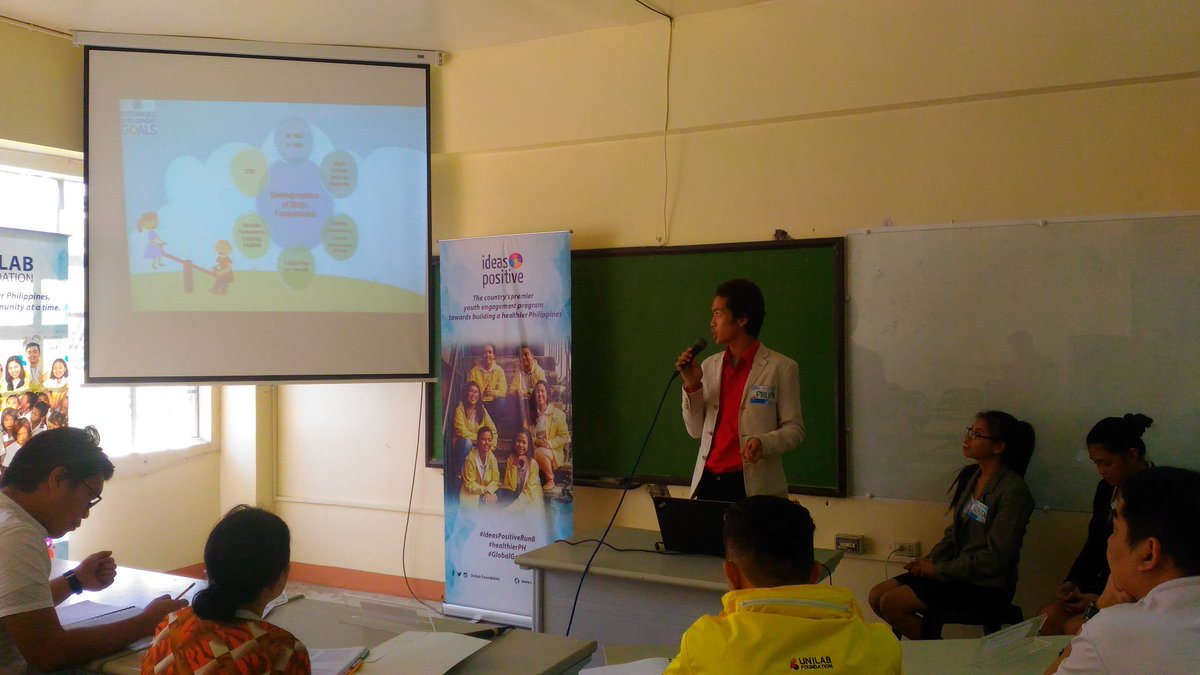 ideaspositive's tweet photo. First team to present: Oplan Schirlhea from Pambujan, Samar.
#ideaspositiverun8 #healthierPH https://t.co/A4GISNQJQX