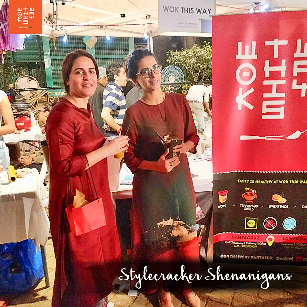We know we’ve got our vegetarian food right when we get Delhi-ites to enjoy our vegetarian woks with double paneer.
 It was such an eventful &amp; fun weekend at@Style_Cracker borough. A big Thank you to everyone :)
#ClientDiaries #MumbaiEats #WokThisWay #LowerParel