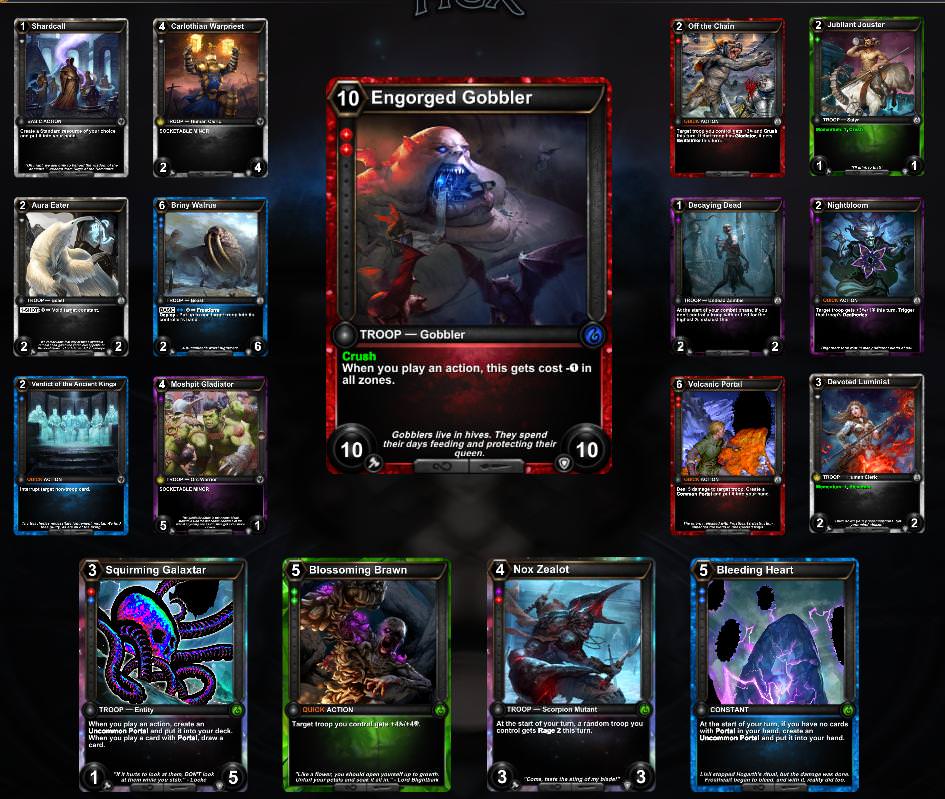 PentaChills's tweet photo. It's time for 8-8-7 drafts, so tell me what you're top 3 picks are from this Dead of Winter booster pack! @HexTCG #DeadOfWinter #LuckyPacks https://t.co/npo1OydsJR