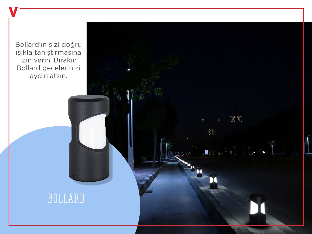 vestelledlight's tweet photo. Bollard'ın sizi doğru ışıkla tanıştırmasına izin verin. Bırakın Bollard gecelerinizi aydınlatsın. #Bollard #LEDinLideri #vestelLED #vestelledlight https://t.co/wOfbcVVXAN