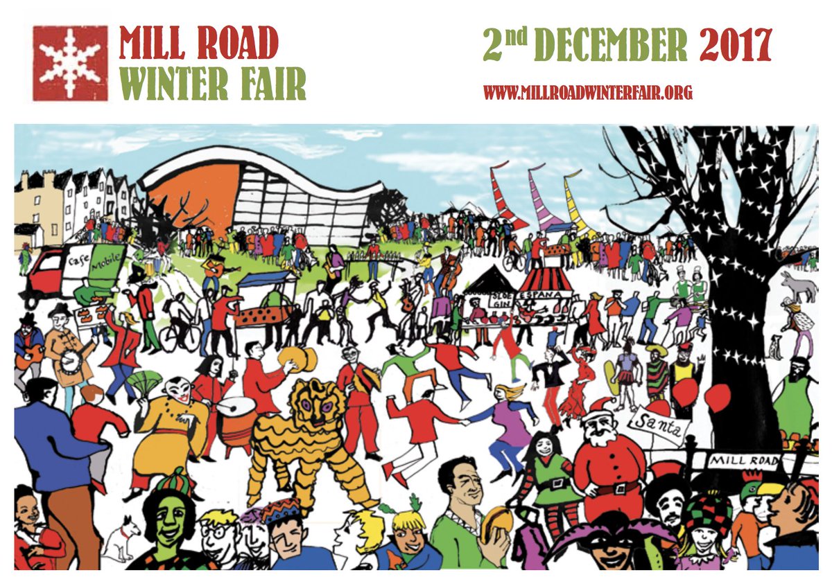 As event sponsors, we can't wait for Saturday's <a href="/MillRoadFair/">Mill Road Winter Fair</a>. We're setting up a special #biergarten with tables + benches on St Barnabas Rd, by Lloyds Bank. We'll have 6 of our fave food truck pals (tagged in the pic) alongside the bar + live music onstage. Wrap up warm, tho!