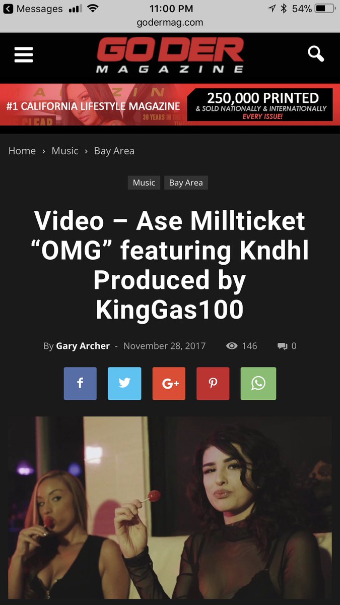 Mrbeheard's tweet photo. Huge shout out to my folks over at @godermagazine I appreciate the love and support for real. Y’all go check out #godermagazine and go get my new single #omg available for stream and purchase everywhere #asemillticket @asemillticket @kndhl_ @kinggas100 @legendgaryarcher https://t.co/RfQ6OdsyDC