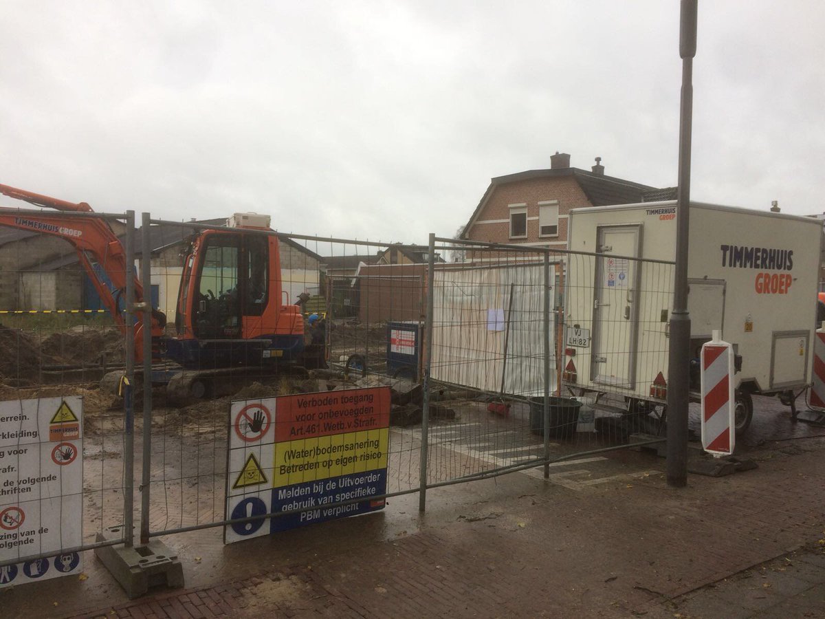 In opdracht van de gemeente Heerde voeren wij momenteel een bodemsanering uit in Wapenveld
