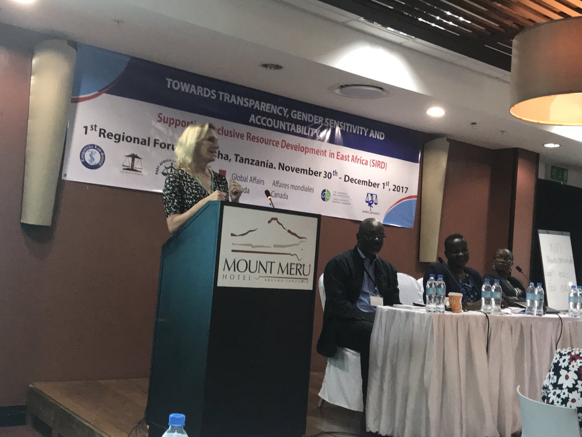 lawsocietykenya's tweet photo. Jennifer Johnson introducing Supporting Inclusive Resource Development In East Africa (SIRD) project during the 1st Regional Forum in Arusha #SIRD2017 @CBA_News https://t.co/Sd2vjlgeaP