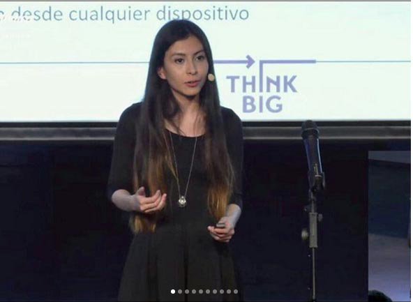 IESNervion's tweet photo. Nuestra alumna @Rebecasarai_ finalista del concurso @thinkbigjovenes de la Fundación telefónica con su proyecto  @Braille_Writer Enhorabuena https://t.co/y5GNenphnJ