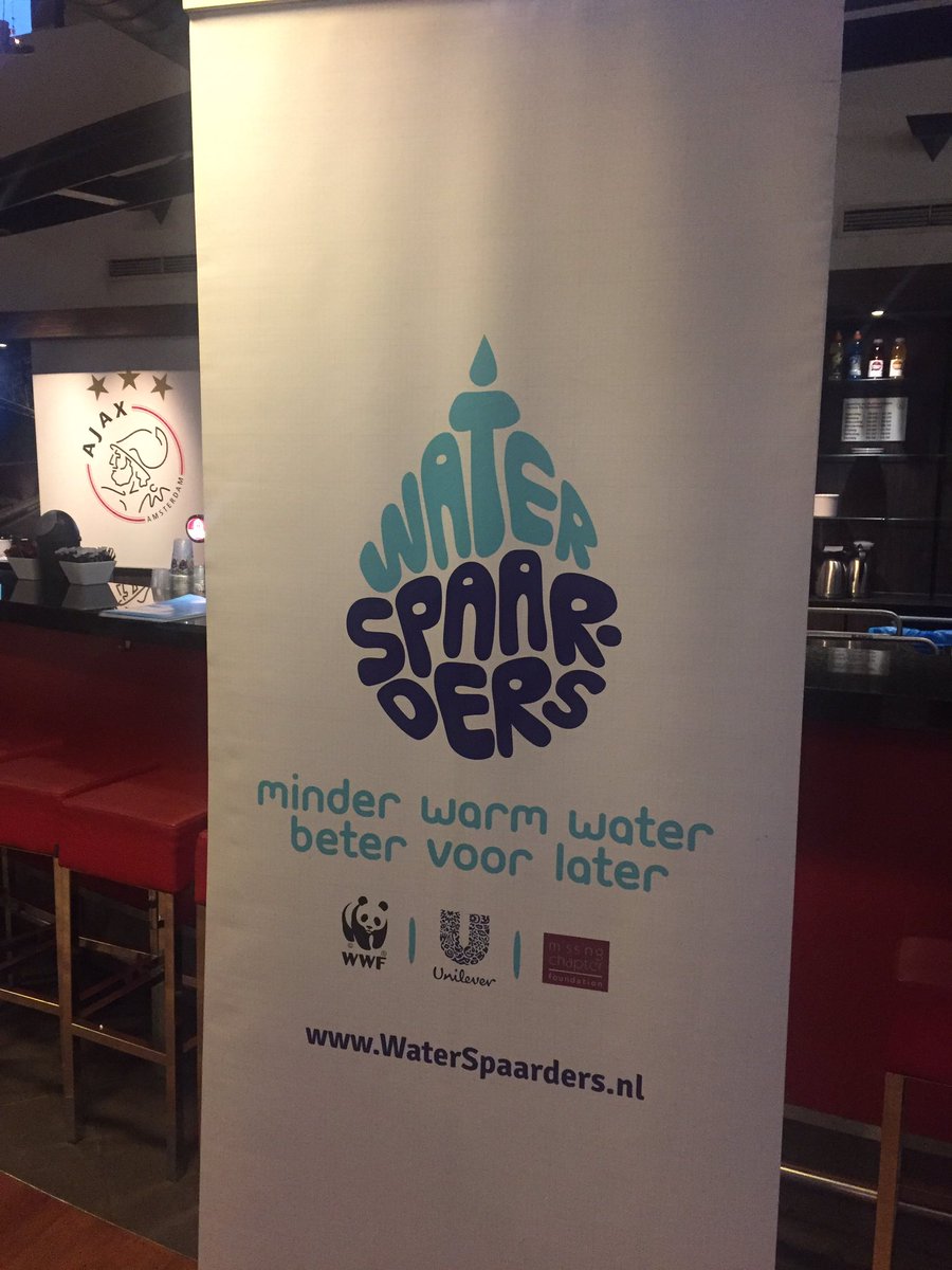 WaterSpaarders's tweet photo. Vandaag is de vierde Nationale WaterSpaarders Dag @AFCAjax! Wie van jullie komen? Er hebben er zin in! #NWD2017 #aardehoog #waterspaarders https://t.co/2Lc5PAGo7b
