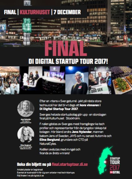 didigital_se's tweet photo. Vi ses på torsdag! Säkra din biljett på https://t.co/4yBxXz5PKS #distartuptour #sthlmtech #malmostartups #gbgftw #gbgtech #eastswedentech #Doctrin #heycode https://t.co/W3vMefeTvw