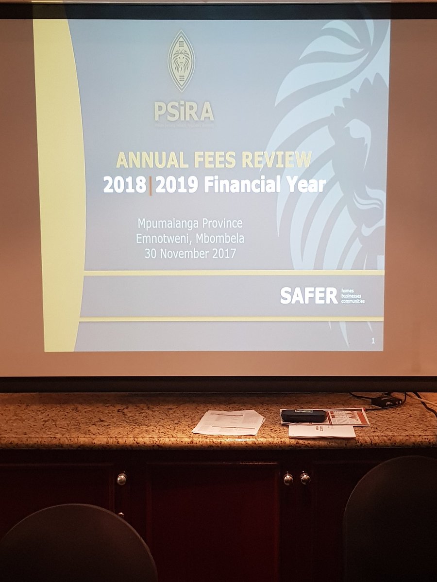 PSiRALive's tweet photo. #StakeholderEngagement is indispensable #Mpumalanga Annual Fees Review consultation meeting with private security service providers https://t.co/hJQTRUUjcc