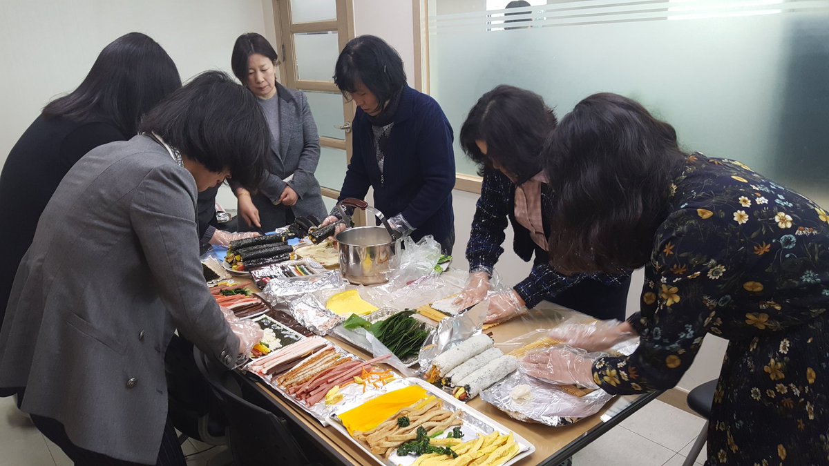 수원시 사회복지과 김밥데이~