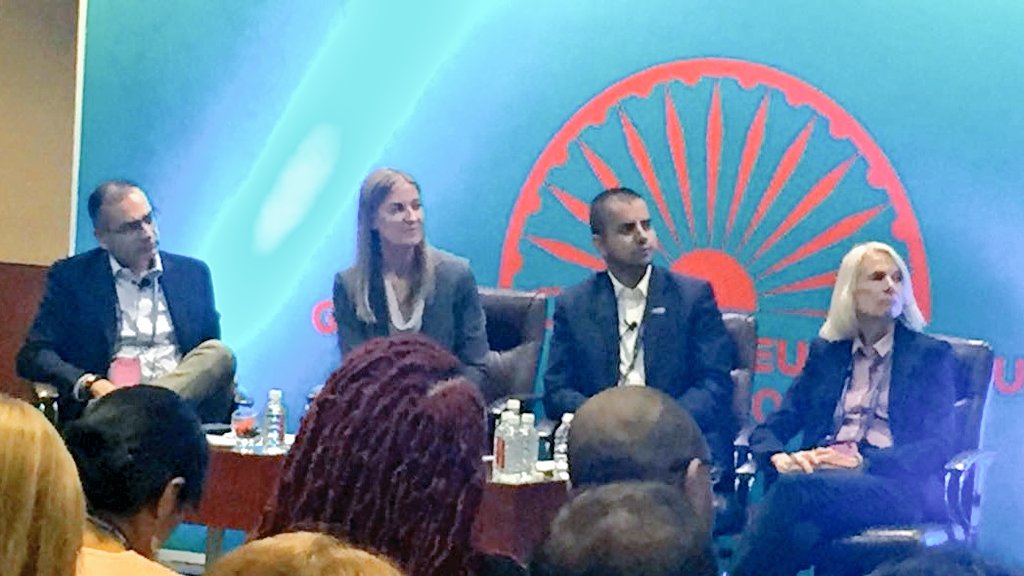 AdonmoInc's tweet photo. An energetic discussion by @bhash, Co-founder of @Olacabs, @deepkalra, Co-founder and CEO of @makemytrip and Kristina Davison, Co-founding Partner of @iEuropeCapital

#GES2017 https://t.co/Fw5KGszjc1
