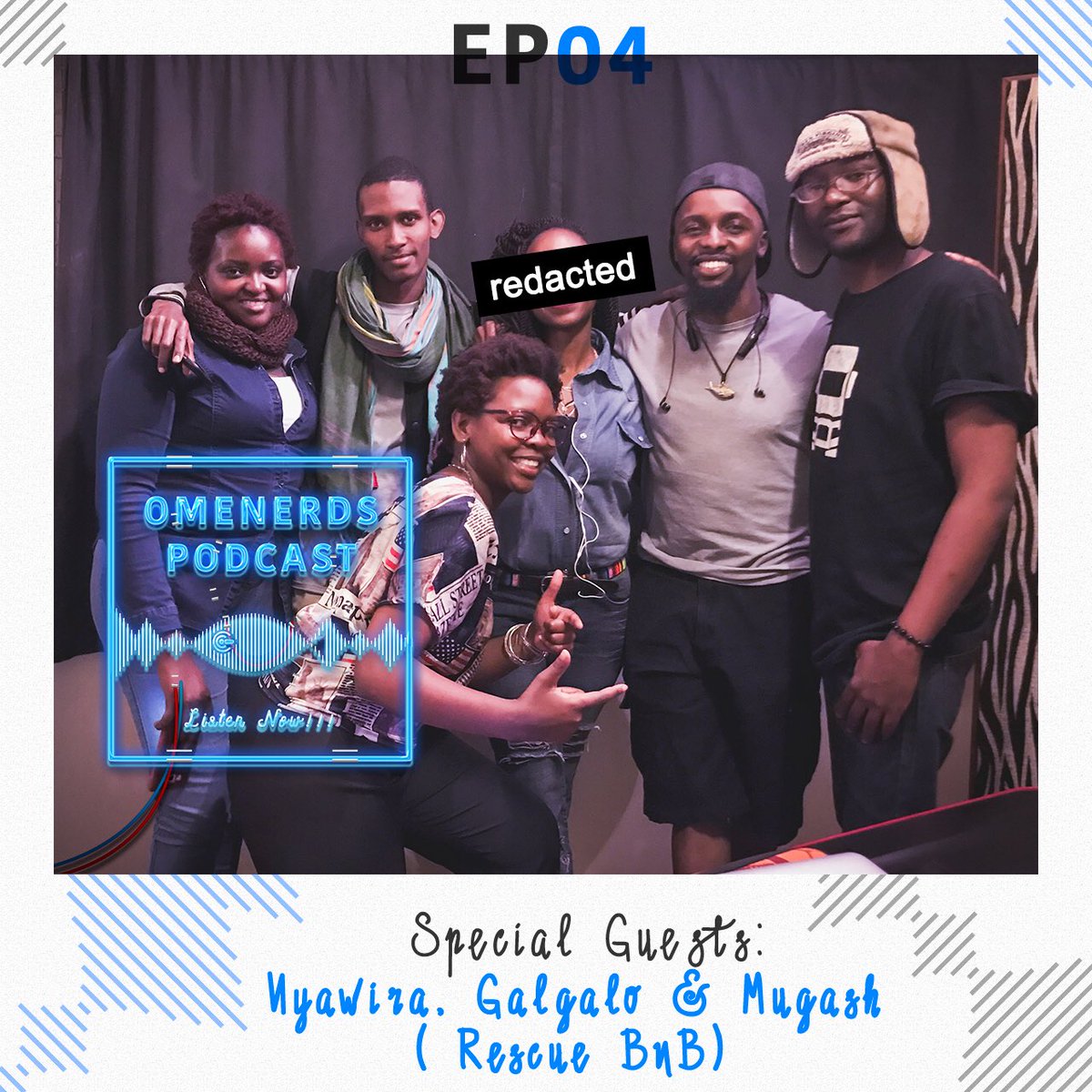 omenerdspodcast's tweet photo. @ResqueBnB Thanks to the #resquebnb guys for being amazing guests... It was a fun but serious episode about the Kenyan condition, what does the Kenyan dream mean to you? Listen and let us know https://t.co/SIA7AgqPuo https://t.co/elChrMjN63