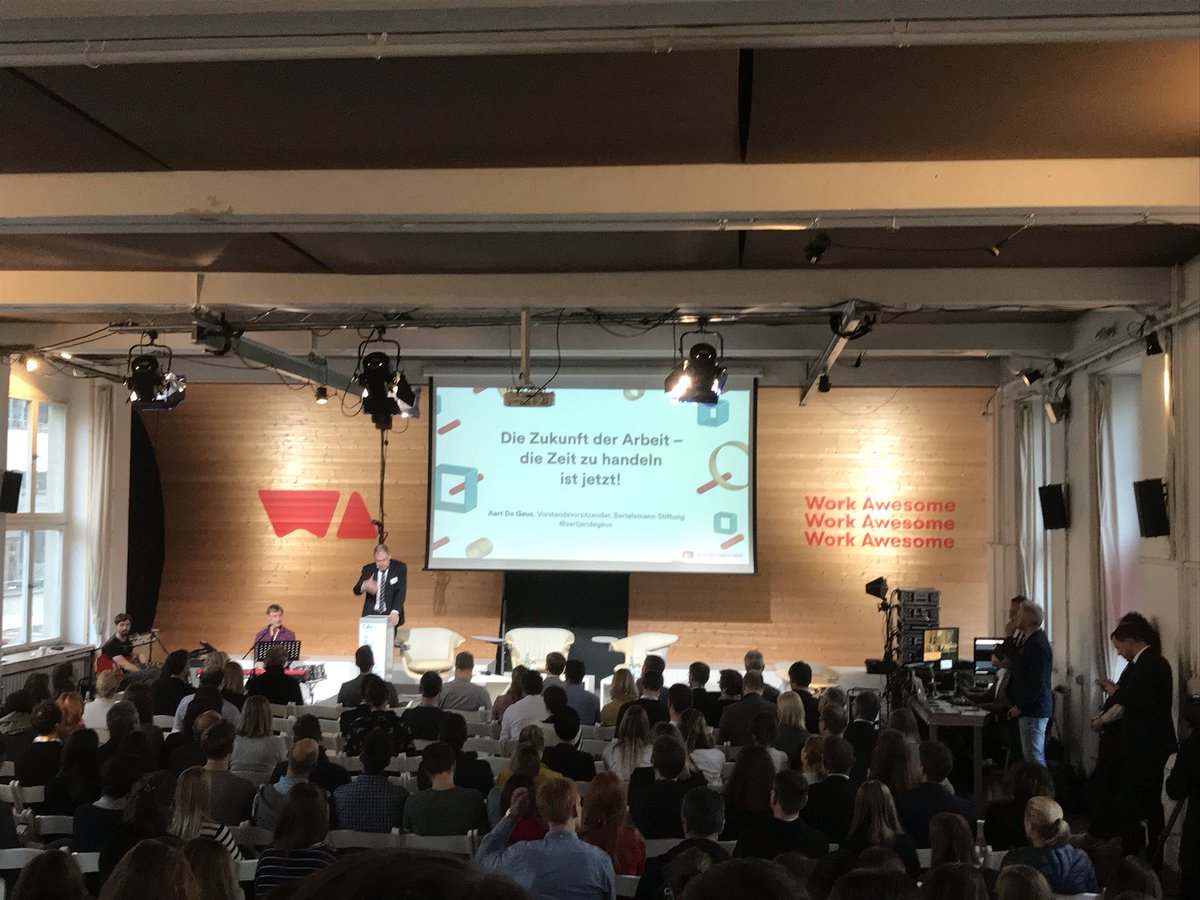 #Telefonica ist heute auf der #Konferenz #WorkAwesome - Die Zukunft der Arbeit. Wir freuen uns auf ein spannendes Programm. #tef #tefjobs #tefrec