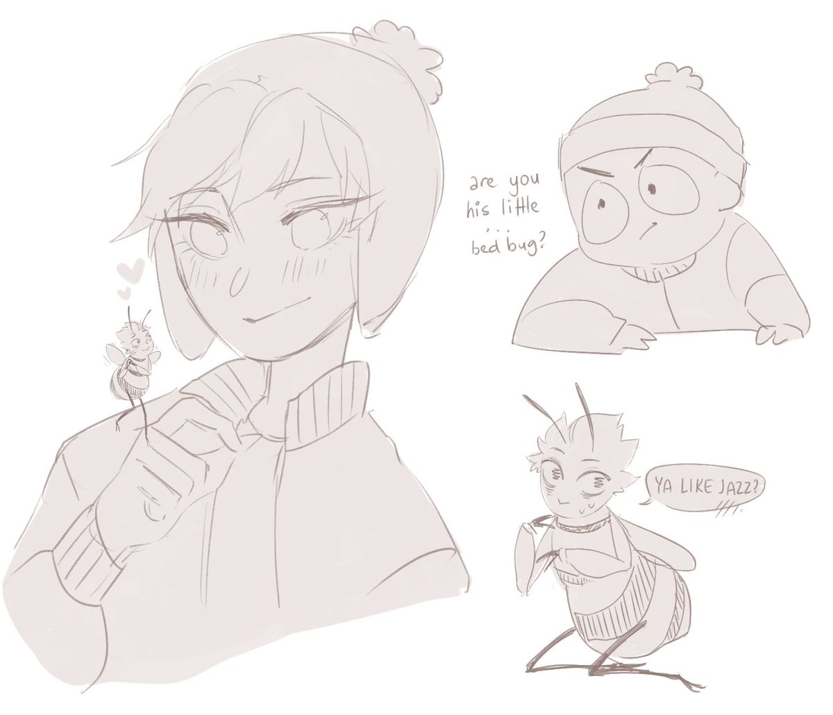 a concept: bee movie creek au 