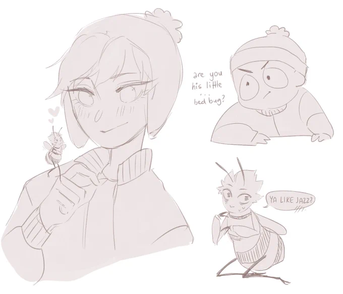 a concept: bee movie creek au 