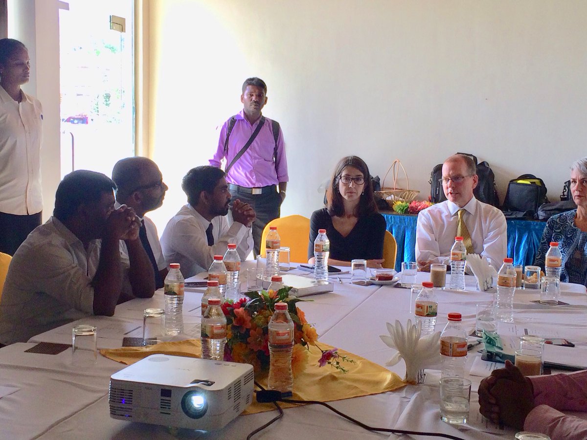 Hendryhelen's tweet photo. HE @McKinnonDavid met Associations (AM, H &amp; T, ICT and Construction) in Northern Province during his first time visit to Jaffna, listened to their functions and issues. #Asset @wuscSL @Jeninclmbo https://t.co/3NKx8q2XE1