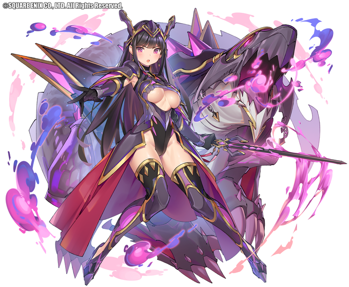 【PS4/PSVITA乖離性ミリオンアーサー】
キャラクターイラストを描かせていただきました。
「竜騎型ダークドラゴン」「竜騎型メロリー」 