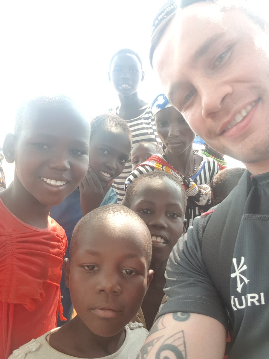 RealCFrampton's tweet photo. With some of the kids who are benefiting from the emergency nutritional and medical services supplied by @trocaire https://t.co/vYdksbsLVR