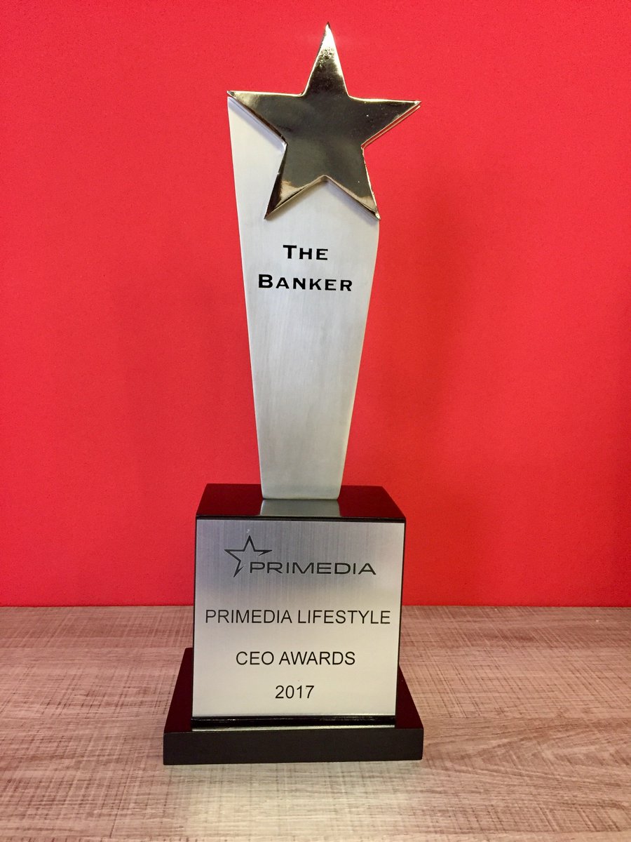 PUMalls's tweet photo. We won the Banker Award at the Primedia Group CEO Awards 2017! The Banker Award is given to the Primedia business who achieved consistent business performance over the past 5 years. Well done to our people for providing unmatched marketing services to our clients. #smartmalls https://t.co/NYaAHbpmV3