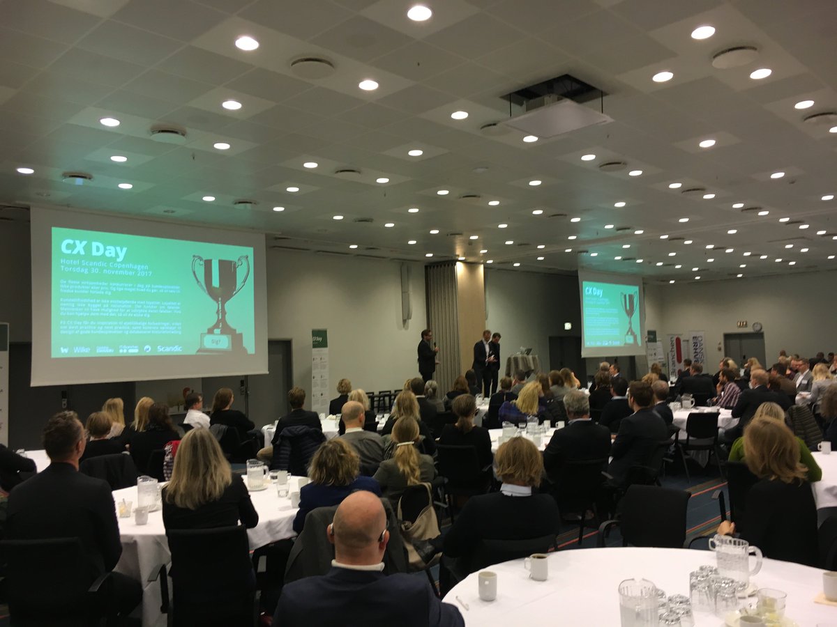 Så byder vi velkommen til CX Day! 168 deltagere er samlet for at sætte fokus på de gode kundeoplevelser.  #cxdaycph