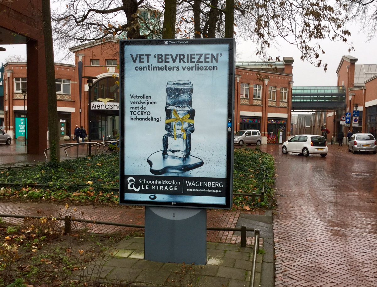 #Vet bevriezen = #centimeters verliezen met #TC CRYO behandeling bij schoonheidssalon #LeMirage #Wagenberg