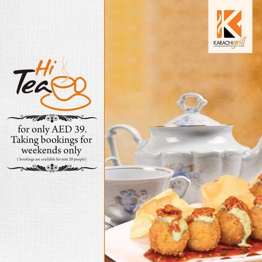karachigrilluae's tweet photo. For an elegant Hi-Tea in Dubai, why not head over to the One &amp; Only Karachi Grill located on the Jumeirah beach road. An extensive selection of sweet and savory options. Book your Hi-Tea now

#Karachi_Grill #Jumeirah #Dubai #UAE #MyDubai #DXB #Food #Grill #Restaurant #Friends https://t.co/xCrDAbltYS