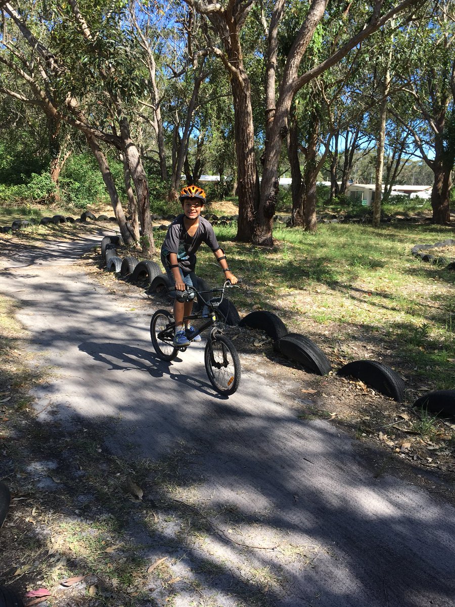 A pic from earlier today. BMX bikes!