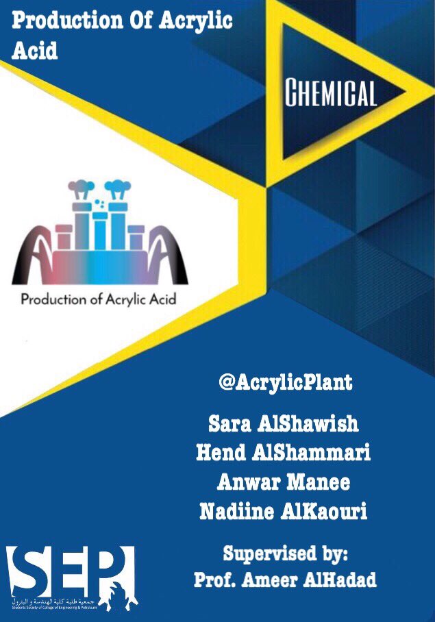 SEP_ku's tweet photo. Follow &amp; Support Chemical Engineering Senior Project:

@AcrylicPlant 

#SEP_CHE https://t.co/H0zDSg5jjR