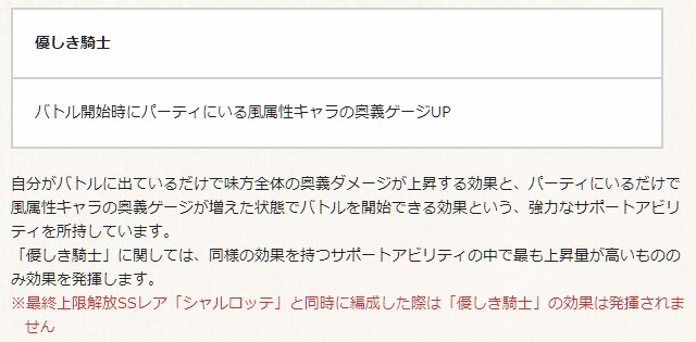 ゆずだいだい サポアビ1は10 でシエテのと加算 サブ無効 サポアビ2は風キャラ開幕奥義ゲージ 5 サブ有効