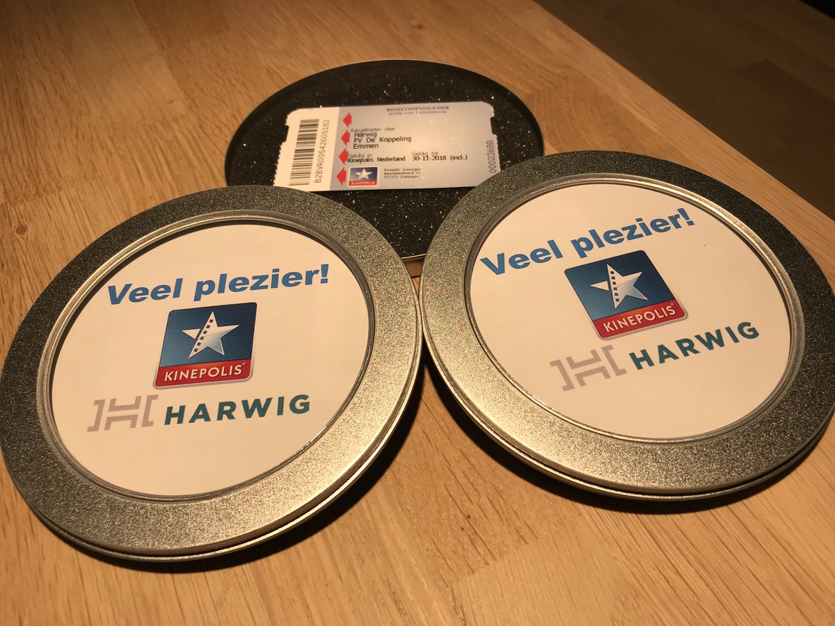 HARWIGBV's tweet photo. Ook dit jaar is de #Sint de oudere kinderen van #Harwig niet vergeten. Samen met @Kinepolis_NL heeft hij weer een leuk #cadeau voor ze geregeld. "#Kids veel kijk en luister plezier!" https://t.co/L0zgT5rw66