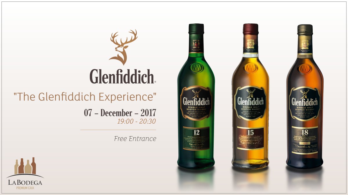 Labodegapaphos's tweet image. Join us on The #Glenfiddich #Experience for an amazing journey to the unique flavours and aromas of quality whisky, and taste some of the distillery’s most selected and memorable labels from 12, 15 &amp;amp; 18 years old single malt Scotch. 

7th Dec / 19:00 - 20:30
More info @ 26 955515