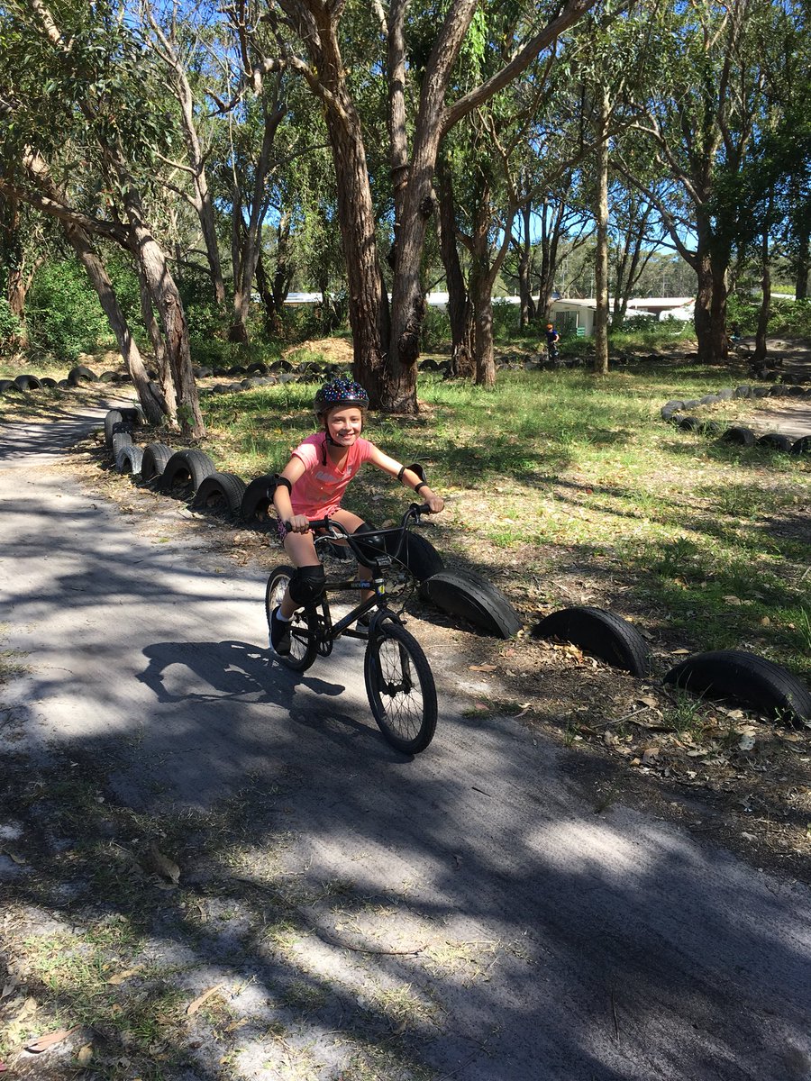 A pic from earlier today. BMX bikes!