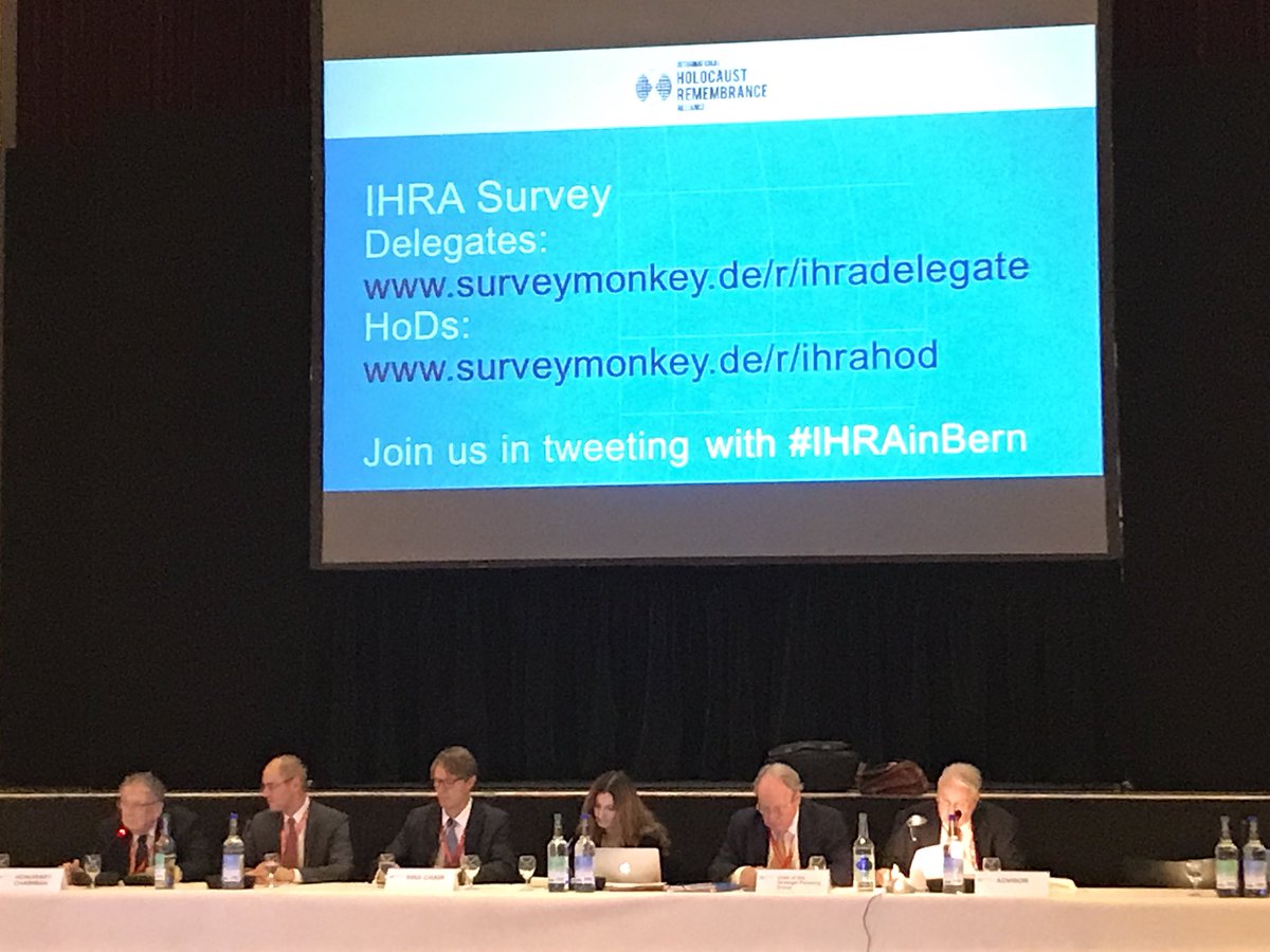 StephensTweets's tweet photo. International Holocaust Remembrance Alliance #IHRAinBern plenary. #worldwithoutgenocide https://t.co/HiyDz9Jjnh
