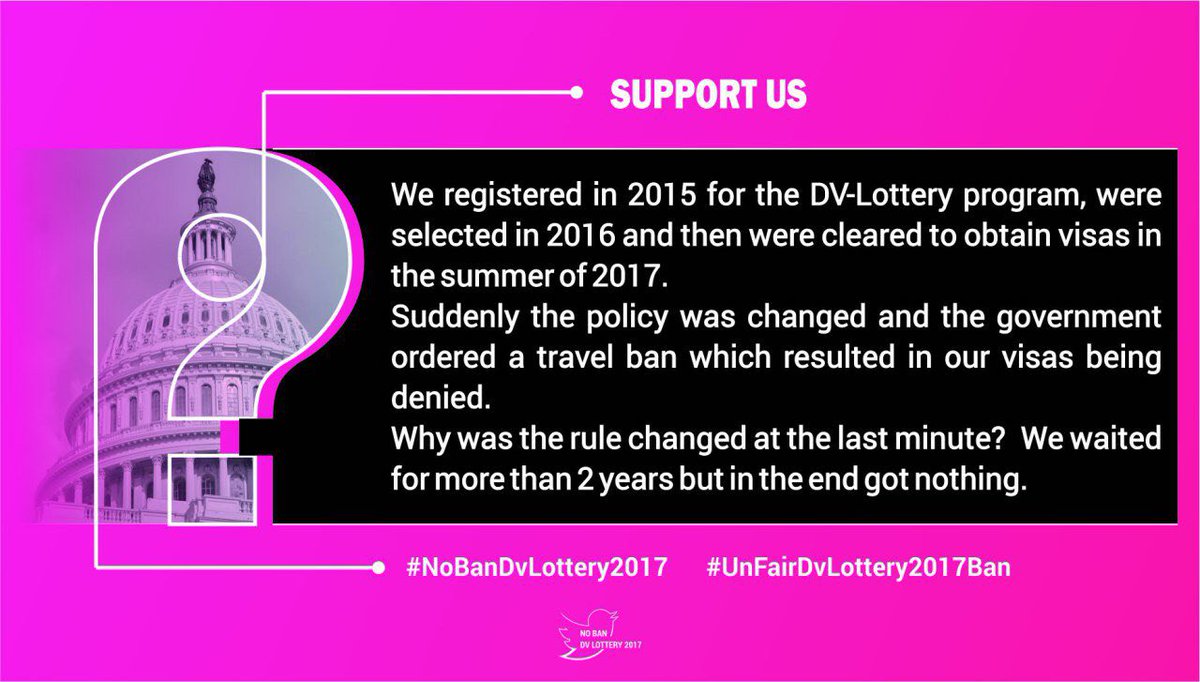 Behnush5's tweet photo. @RepAdams
@Clyburn
@RepDwightEvans
@HomelandDems
@YolandaCRondon
@OmarJadwat
@JB_Cox
@CNN
@MSNBC
@adctweets
@ACLU_DC
#NoBanDvLottery2017 https://t.co/dDpP0xJvtH