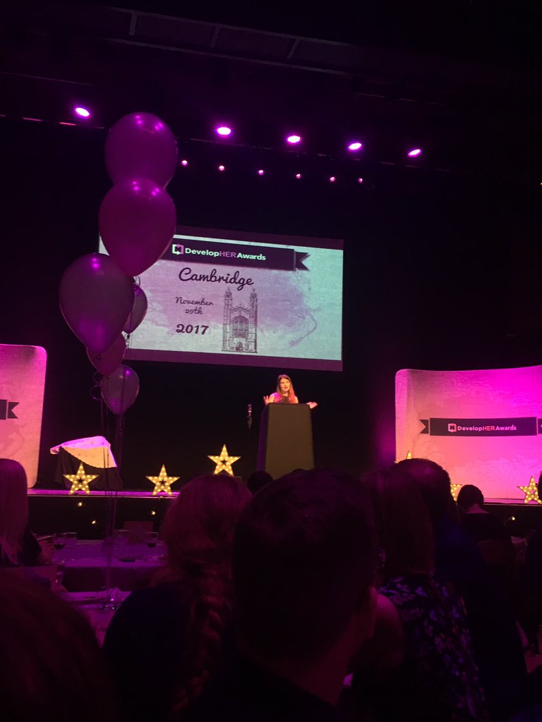 FilippaVajda's tweet photo. The #developHer awards were a treat! Didn't win but @sophieshaped and Fran were heros of our evening #unsunghero #eyefordesign #omobono https://t.co/VeNz79jePf