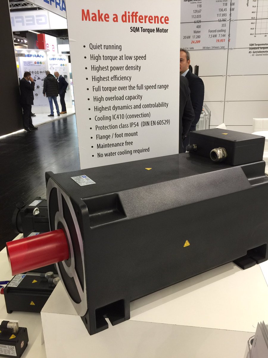 emfmotor's tweet photo. EMF Motor is on Hall4-545 with their innovation award winning torque motors #emfmotor #sps_live #sqmtorquemotor #extrudermotor @spsipcdrives https://t.co/bgnJyU8nMU